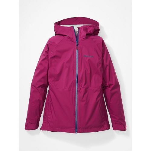 Marmot PreCip Stretch Jackets - Womens Rain Jacket Red CA5901267 Canada